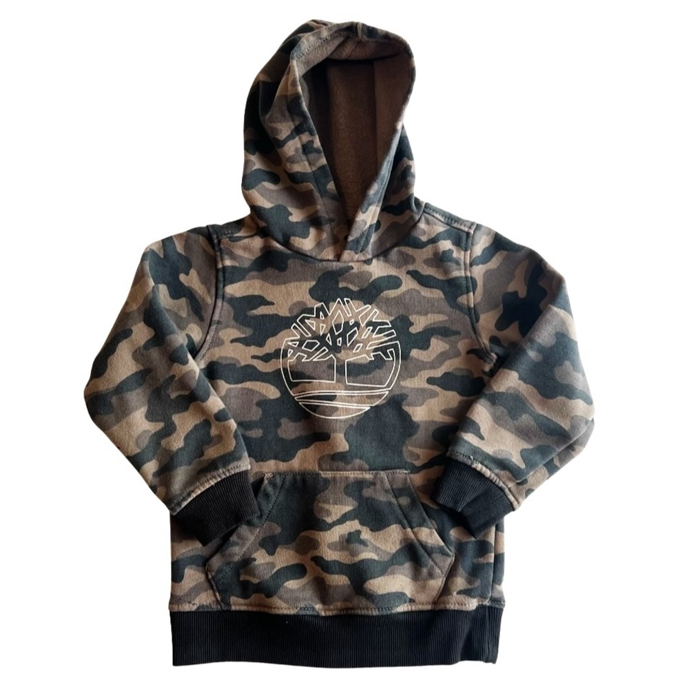 Timberland Boys Size 5 Camo Hoodie